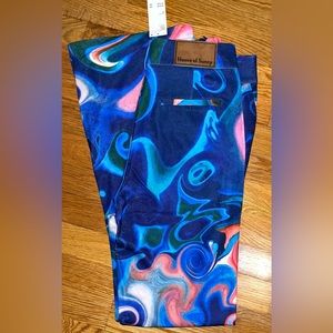 House of Sunny abstract pants with original tags! barely worn